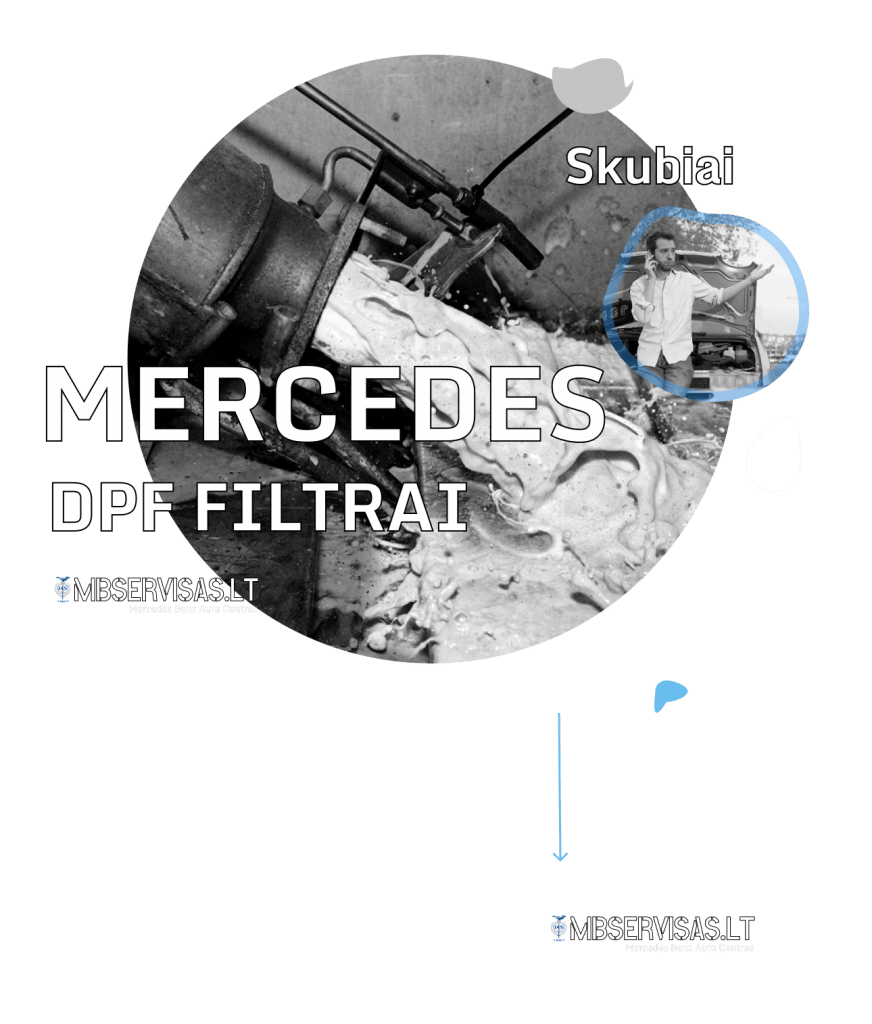 mercedes dpf filtras
